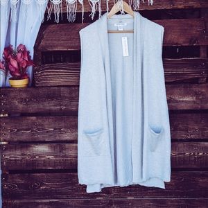 99 Jane Street Beige Duster Vest Size M (G5)